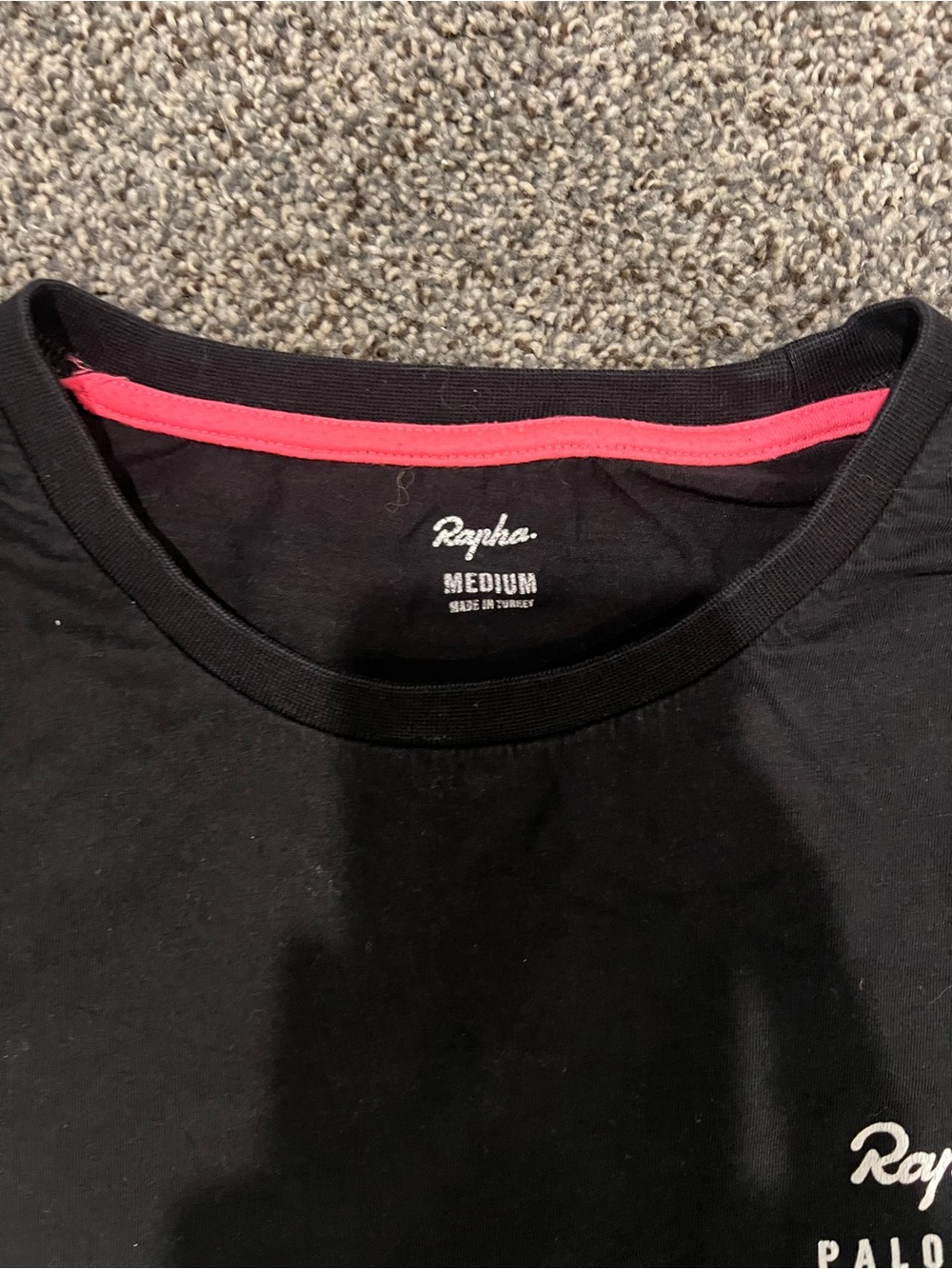 Rapha Palo Alto Men's Black Crew T-Shirt - Picture 3 of 3